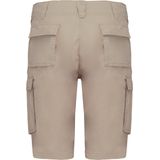 Kariban - K756 - Damesbermuda - Beige - 100% Katoen - Diverse Zakken