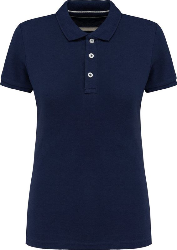 Kariban - Vintage KV2207 - Damespolo - Vintage Navy - Korte Mouwen