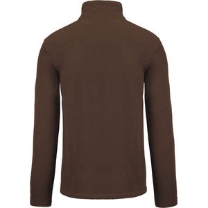 Kariban Microfleece met rits heren K911 - Chocolate