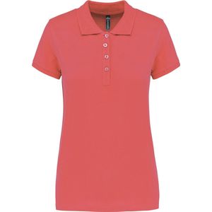 Kariban Piqué-damespolo korte mouwen K255 - True Coral - XXL