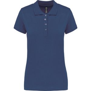 Kariban Piqué-damespolo korte mouwen K255 - Deep Blue - XL