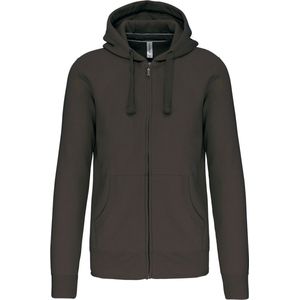 Kariban Hooded Sweater Met Rits K454 - Dark Grey