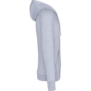 Kariban Ecologische herensweater met capuchon en ritssluiting K4030 - Oxford Grey