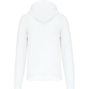Kariban Ecologische herensweater met capuchon en ritssluiting K4030 - White