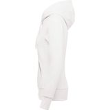 Kariban - K4031 - Damessweater - White - Ecologisch met Capuchon en Ritssluiting