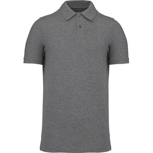 Kariban Piqué-herenpolo Bio180 K2025 - Grey Heather - M