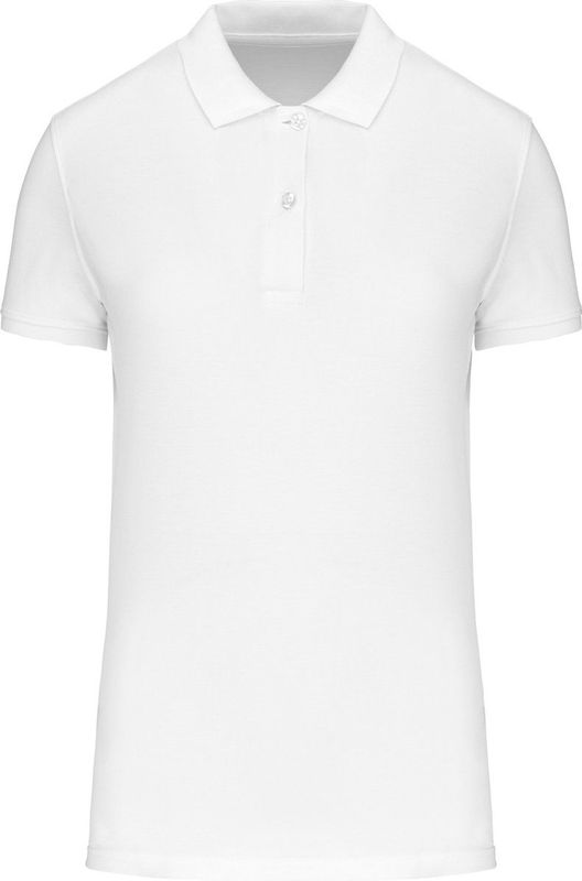 Kariban - Bio180 K2026 - Piqué-damespolo - Wit