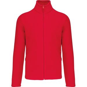 Zware Fleece met rits 'Marco' Kariban Rood - 4XL
