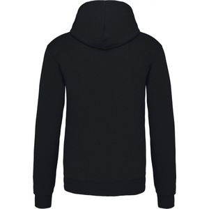 Kariban Hooded sweater met contrasterde capuchon K446 - Black / Light Royal Blue