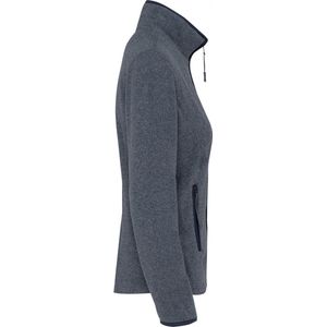 Kariban Microfleece met rits dames K907 - French Navy Heather