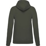 Kariban Eco damessweater met capuchon K473 - Dark Khaki