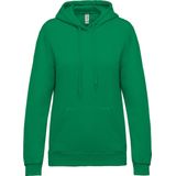 Kariban Eco damessweater met capuchon K473 - Kelly Green