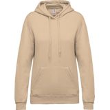 Kariban Eco damessweater met capuchon K473 - Light Sand