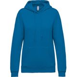 Kariban Eco damessweater met capuchon K473 - Tropical Blue
