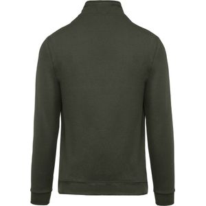 Kariban Sweater met ritskraag K478 - Dark Khaki