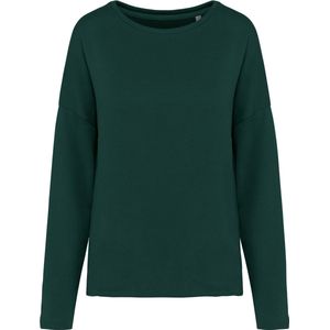 Sweater - Casual - Zwart - French Terry - 91% Katoen