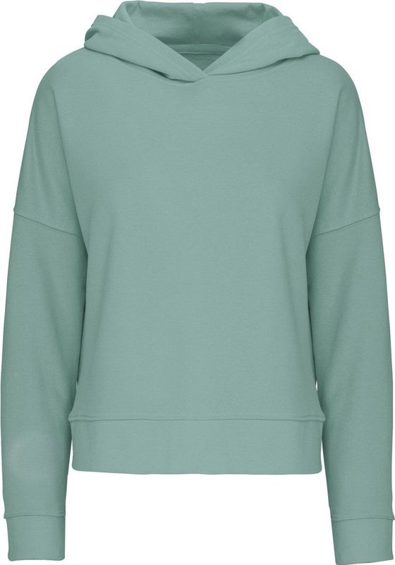 Kariban - Dames Hoodie - Lounge Collectie - Biologisch Katoen - Relaxte Pasvorm