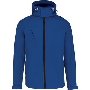 Kariban Heren softshell jas met afneembare capuchon K413 - Dark Royal Blue - 3XL
