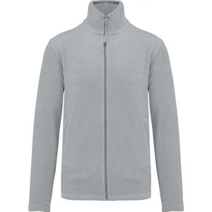 Kariban Microfleece met rits heren K911 - Snow Grey