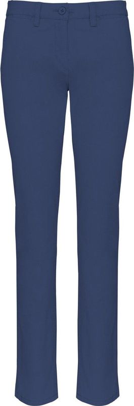 Kariban - Dames Chino Broek - Enzymatisch Gewassen - Moderne Pasvorm