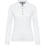 Kariban - Damespolo - Grey Heather - Jersey met Lange Mouwen