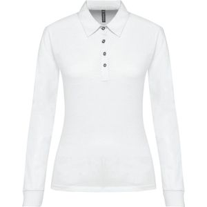 Kariban - Damespolo - Grey Heather - Jersey met Lange Mouwen