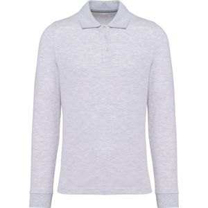 Kariban Polo lange mouwen K243 - Ash Heather