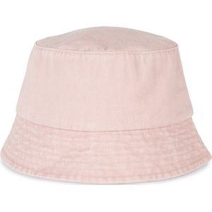 Biologische vintage wash bucket hat unisex Petal Rose L/XL