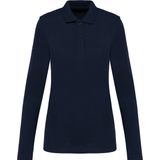 Kariban - Premium Supima® - Damespolo - Deep Navy - Lange Mouwen
