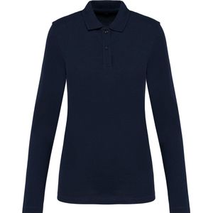 Kariban - Premium Supima® - Damespolo - Deep Navy - Lange Mouwen