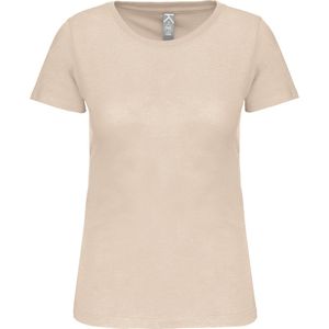 Kariban Dames-t-shirt BIO150IC ronde hals K3026IC - Light Sand
