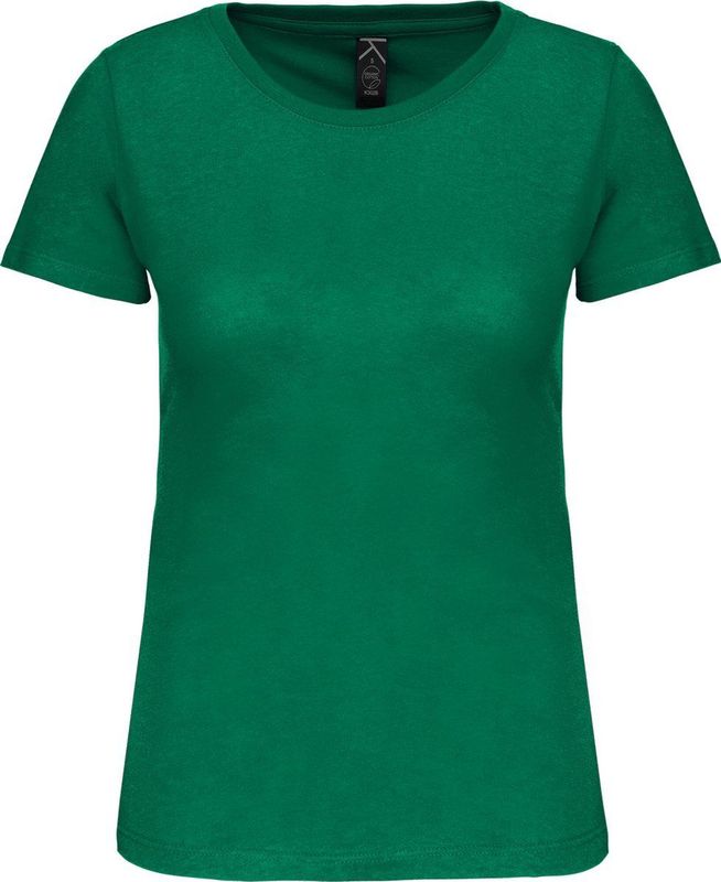 Kariban Dames-t-shirt BIO150IC ronde hals K3026IC - Kelly Green