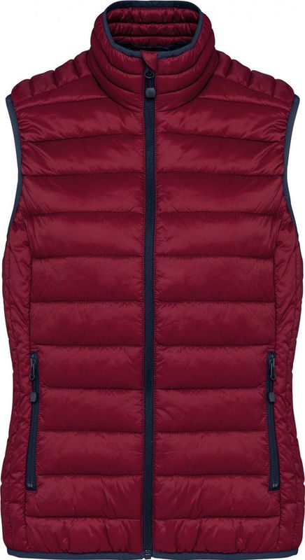 Kariban - K6114 - Tussenjas - Wine - Lichtgewicht Mouwloos Donsjack