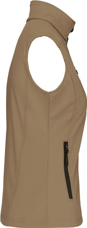 Kariban - Softshell Mouwloos Jack - Dames - 3-laags Gelamineerd - Ademend - Waterdicht