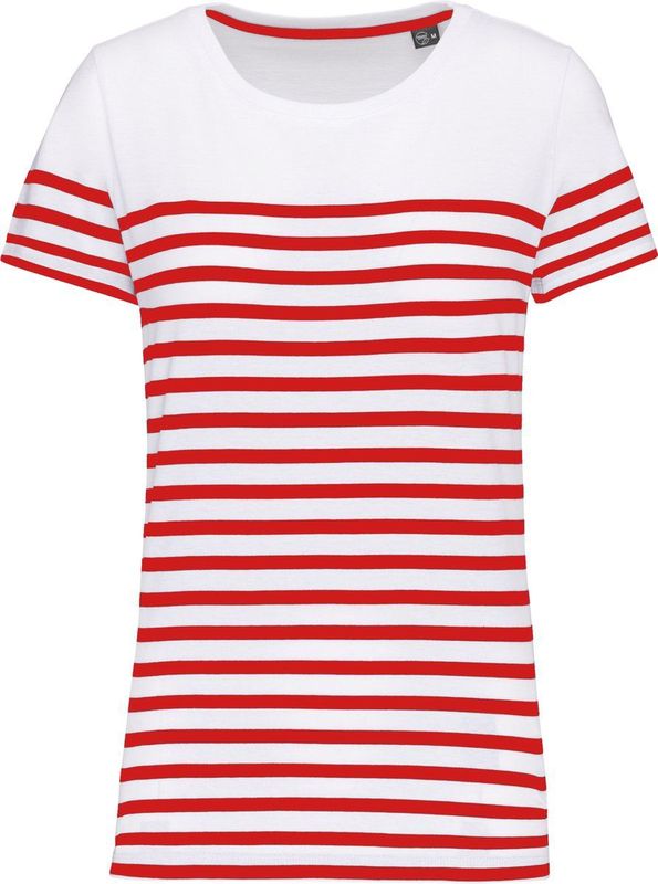 Kariban - K3034 - T-shirt - Wit - Ronde Hals - Dames