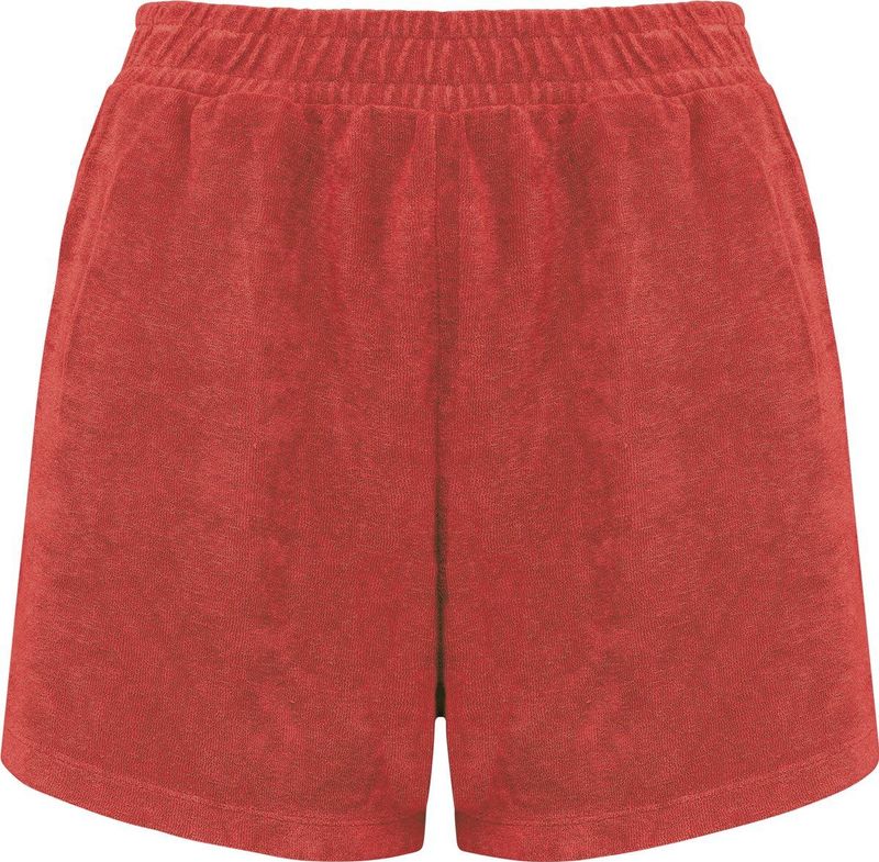 Native Spirit - Ecologische Badstof Damesshort - Paprika - NS728