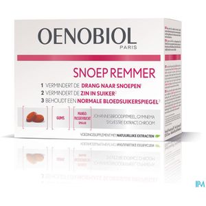 OENOBIOL Snoepremmer Afslankpillen - Gewichtsverlies - Johannesbroodpitmeel 50 Gummies