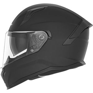 Nox N401 integraalhelm met ingebouwd getint zonnevizier - Matzwart - ECE 22.06 - Maat M - 57 tot 58cm hoofdomtrek