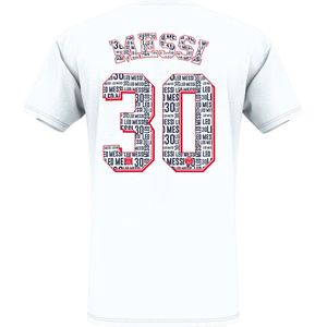 PSG - Messi ‘Eiffel’ - T-shirt - Wit - 100% Katoen