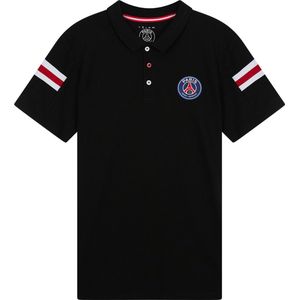 PSG poloshirt voor volwassenen - zwart - Paris Saint-Germain