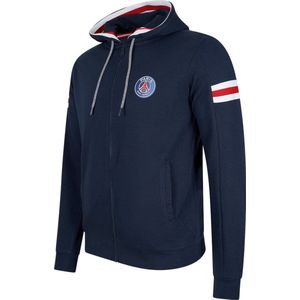 PSG logo vest voor volwassenen - blauw - hoodie