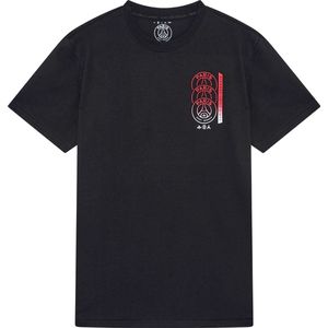 Paris Saint-Germain - T-Shirt - Zwart - 100% Katoen - Officiële Fanmerchandise
