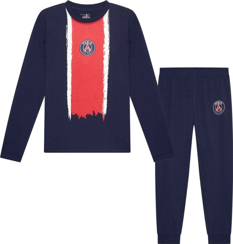 PSG - Pyjama - Blauw - 100% Katoen - Officiële PSG Merchandise