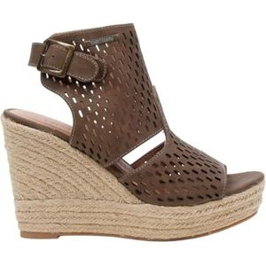 CHATTAWAK Dames 5DANUBECHOCO38 sandalen met hak, chocolade, 38 EU, chocolade, 38 EU, Chocolade