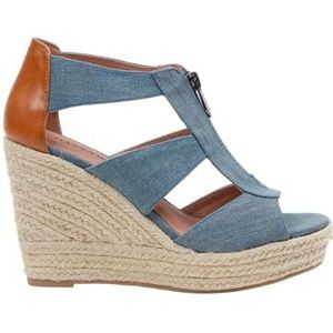 CHATTAWAK Dames 5DEBBYJEANS36 sandalen met hak, jeans, 36 EU, Jeans, 36 EU