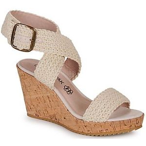 CHATTAWAK dames lady platform, beige, 40 EU