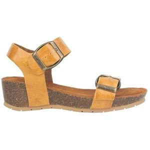 CHATTAWAK Dames 9MARIELLEYELLOW37 sandalen met hak, geel, 37 EU, Geel, 37 EU