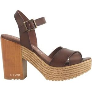 CHATTAWAK 9Hortensechoco40 damesschoenen met hak, chocolade, 40 EU, Chocolade, 40 EU