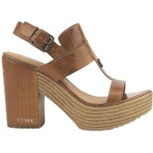 CHATTAWAK Dames 9HANNACAMEL36 schoenen met hak, camel, 36 EU, Kameel., 36 EU