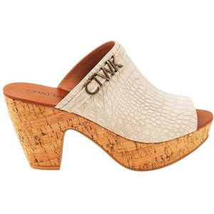 CHATTAWAK Dames 11ILONAIVOIRE39 klomp, ivoor, 39 EU, Ivoor, 39 EU